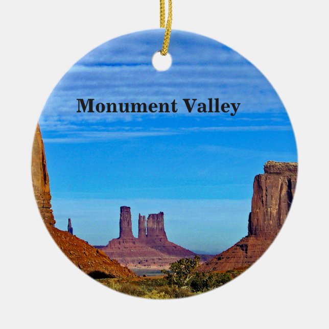 Monument Valley Ceramic Ornament (Front)