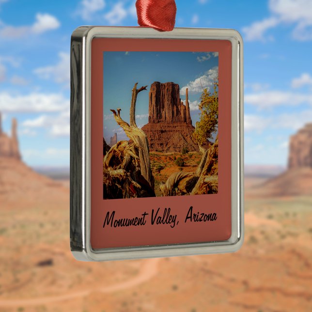 Monument Valley Christmas Arch Framed Metal Orname Ornament (Creator Uploaded)