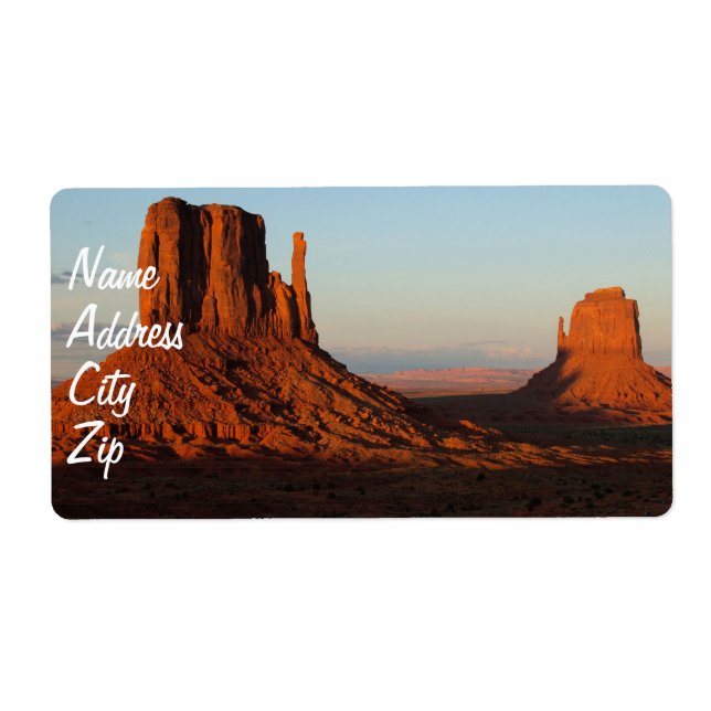 Monument valley,Colorado Label (Front)