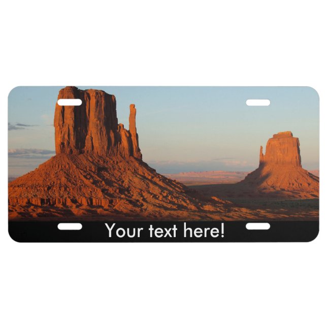 Monument valley,Colorado License Plate (Front)