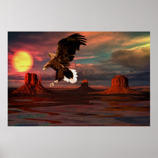Monument -Valley-Eagle-Set-1 Poster