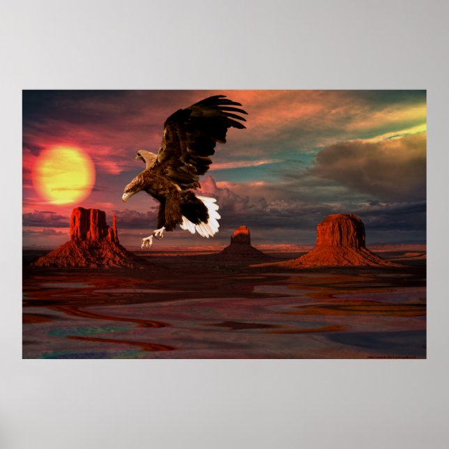 Monument -Valley-Eagle-Set-1 Poster (Front)