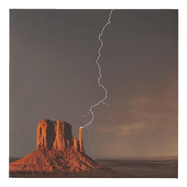 Monument Valley Faux Canvas Print (Front)