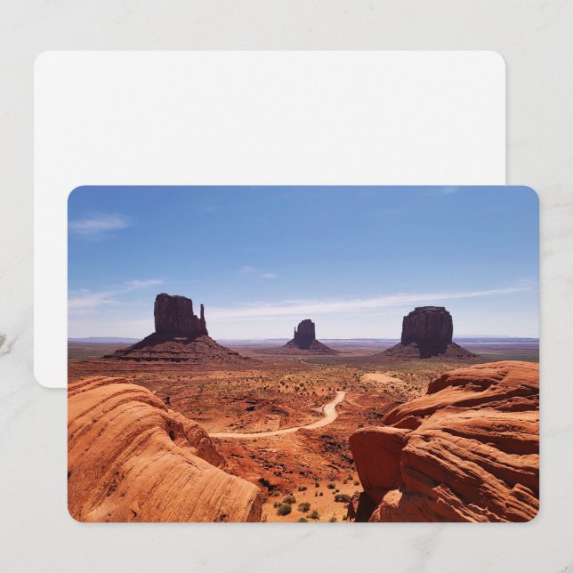 Monument Valley Flat Holiday Card (Front/Back)