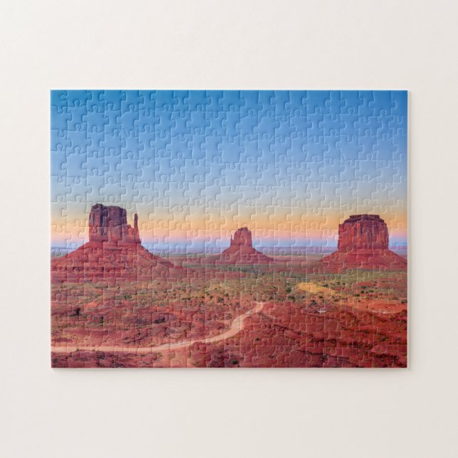 Monument Valley Grand Canyon Utah USA Sunset Jigsaw Puzzle (Horizontal)