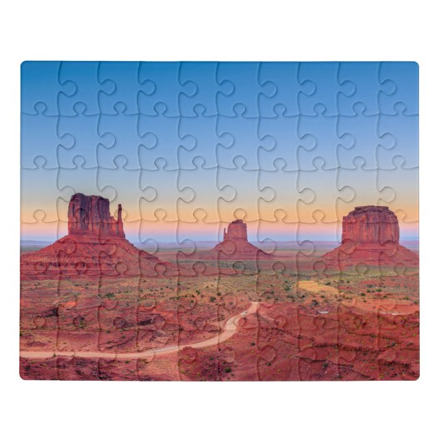 Monument Valley Grand Canyon Utah USA Sunset Jigsaw Puzzle (Puzzle Horizontal)