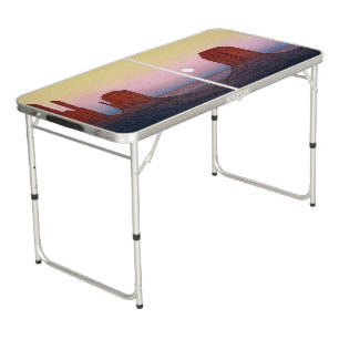 Monument Valley, Hiroshi Yoshida, Woodcut Beer Pon Pong Table