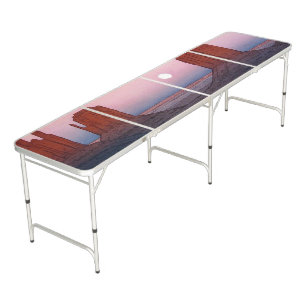 Monument Valley, Hiroshi Yoshida, Woodcut Beer Pong Table
