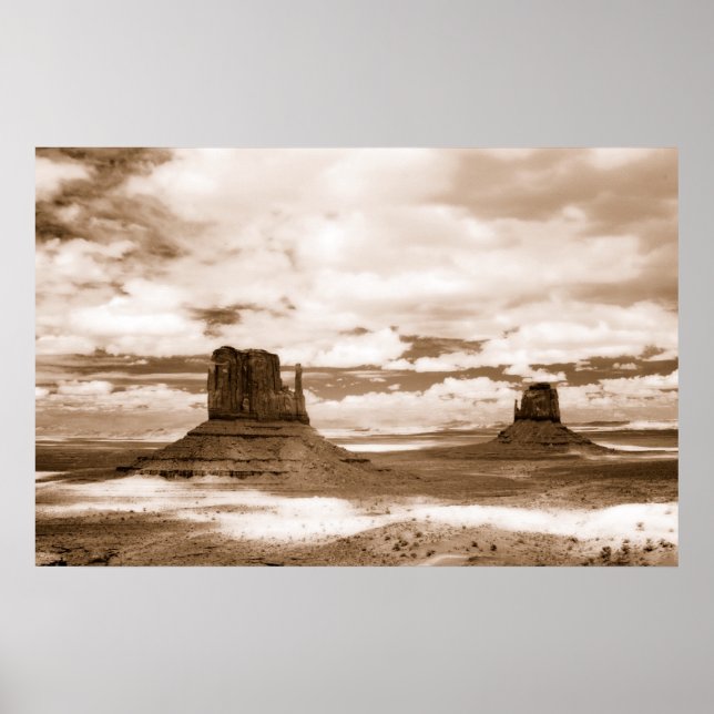 monument valley infrared poster (Front)
