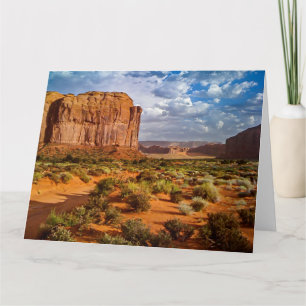 MONUMENT VALLEY Jumbo Greeting Card