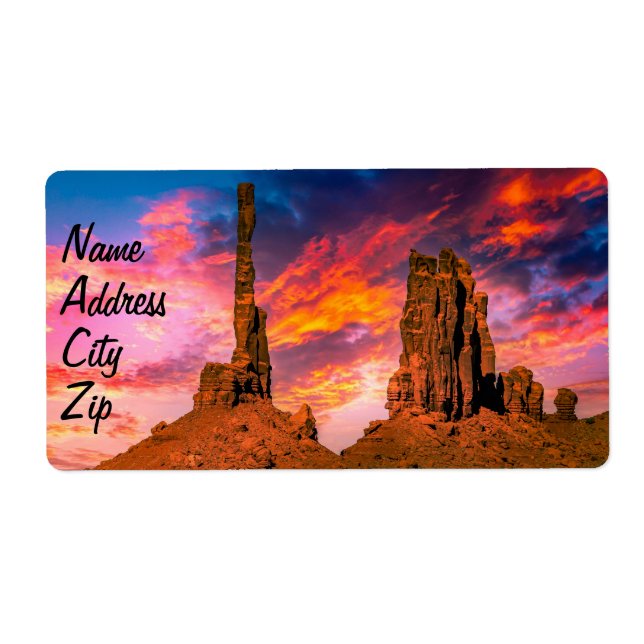 Monument Valley Label (Front)