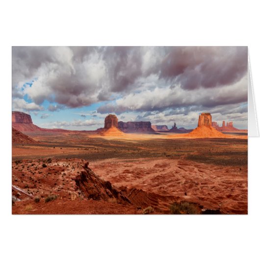 Monument valley landscape, AZ Cards (Front Horizontal)
