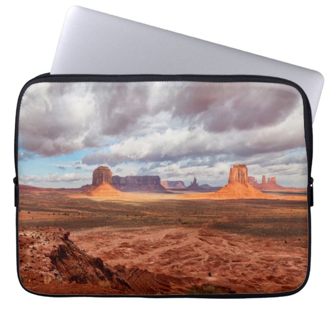 Monument valley landscape, AZ Laptop Sleeve (Front)