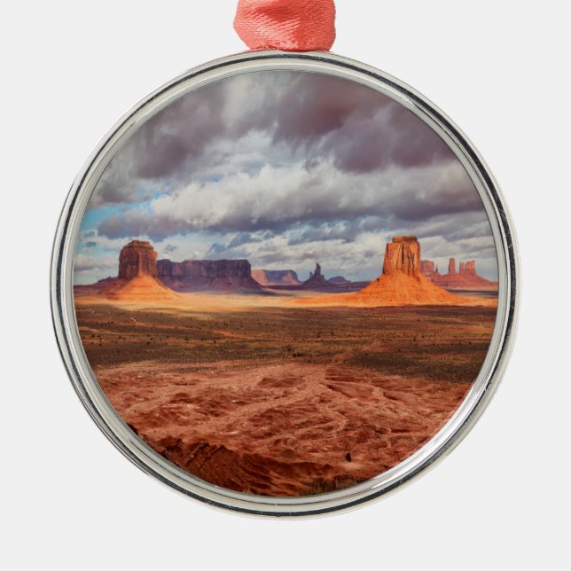 Monument valley landscape, AZ Metal Ornament (Front)