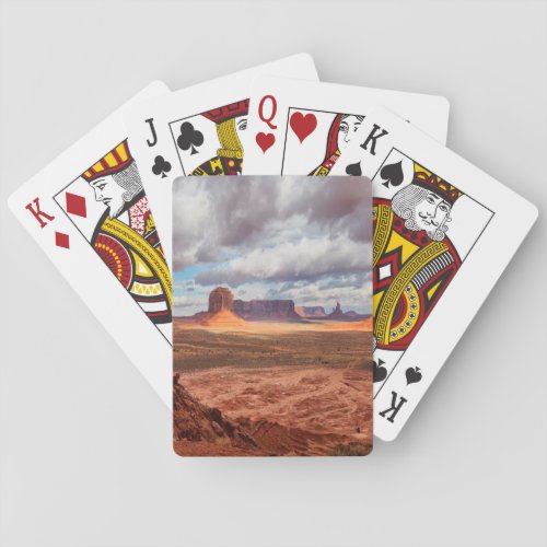 Monument valley landscape AZ Playing Cards