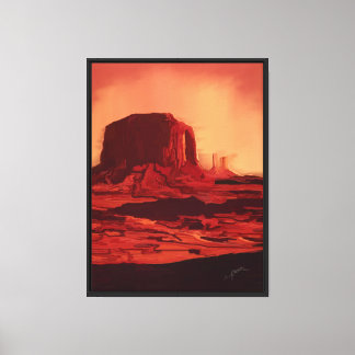Monument Valley landscape framed print