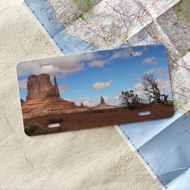 Monument Valley License Plate (In Situ)