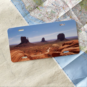 Monument Valley License Plate