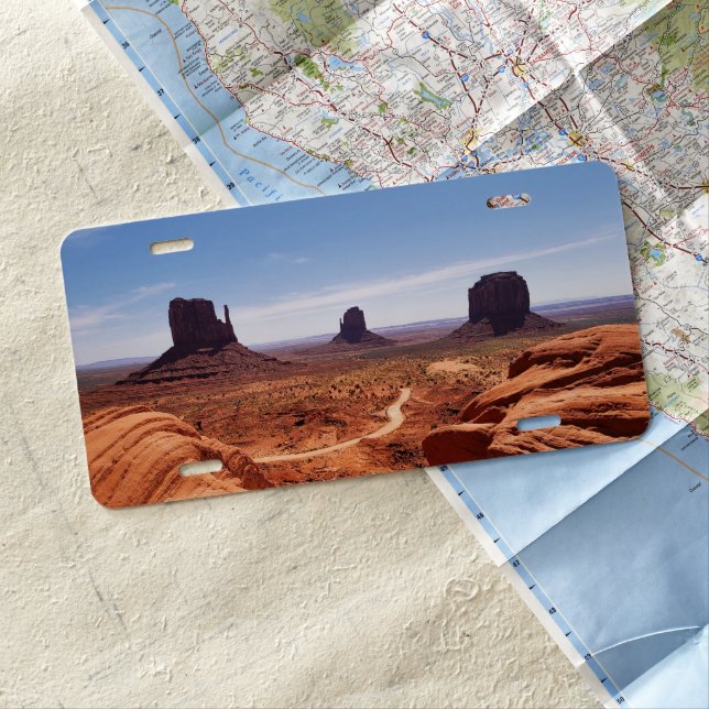 Monument Valley License Plate (In Situ)