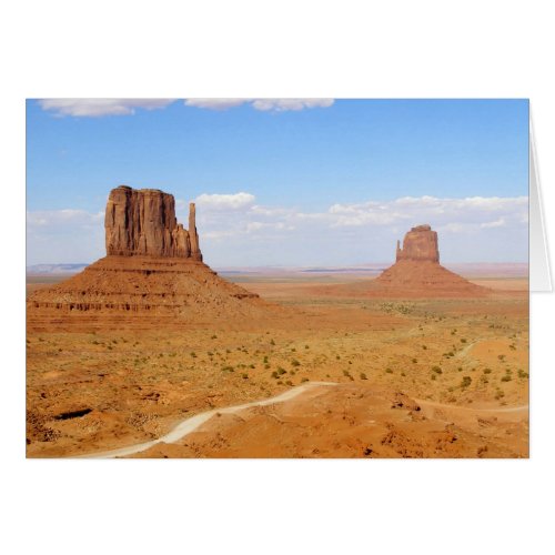 Monument Valley Mittens  American Southwest Card