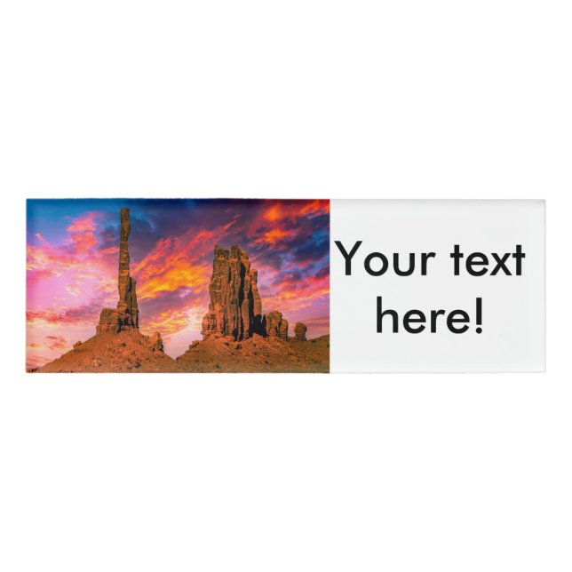 Monument Valley Name Tag (Front)