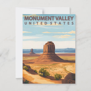 Monument Valley Navajo Nation Vintage Postcard