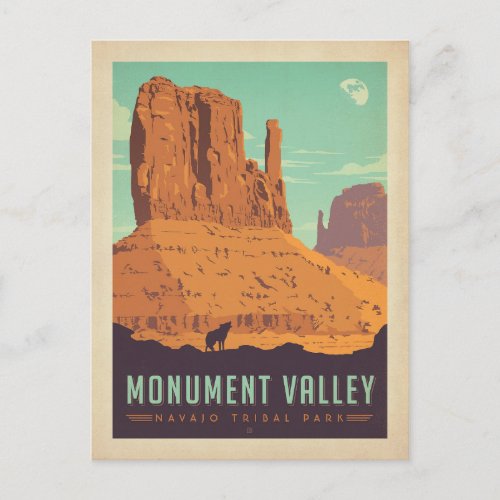 Monument Valley  Navajo Tribal Park Postcard
