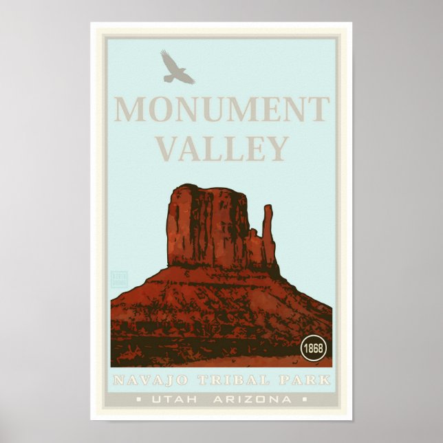 Monument Valley Navajo Tribal Park Poster (Front)