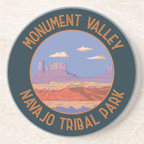 Monument Valley Navajo Tribal Park Travel Vintage Coaster