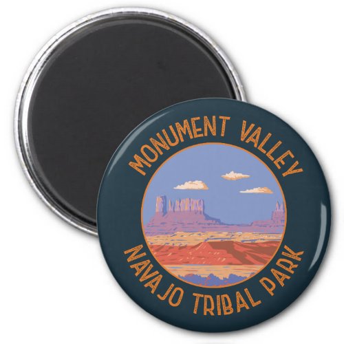 Monument Valley Navajo Tribal Park Travel Vintage Magnet