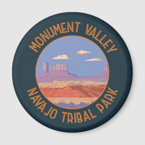 Monument Valley Navajo Tribal Park Travel Vintage Magnet