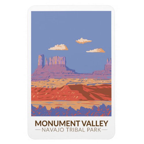 Monument Valley Navajo Tribal Park Travel Vintage Magnet