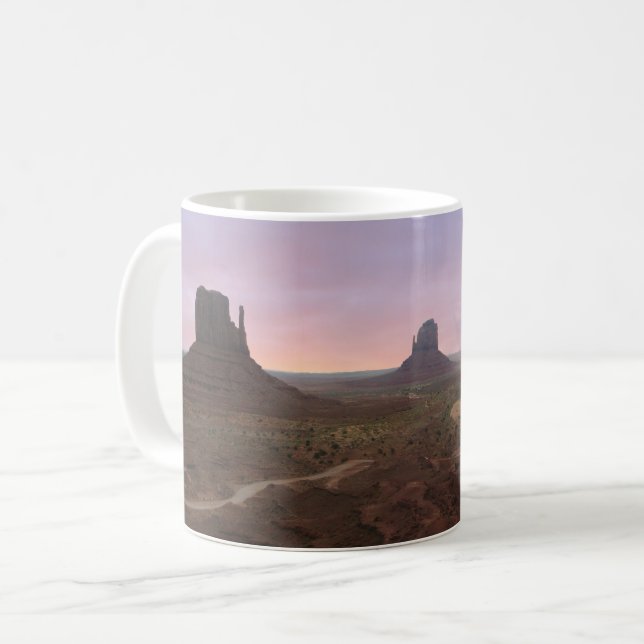 Monument Valley Panorama Coffee Mug (Front Left)