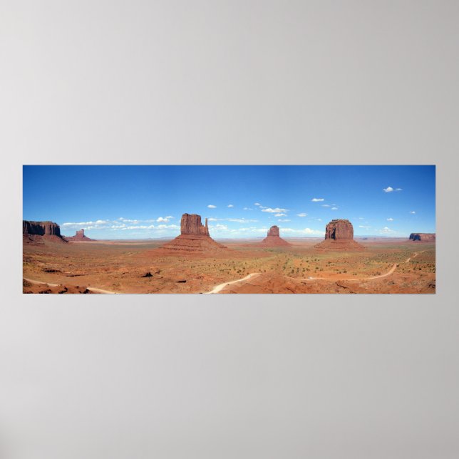 Monument valley Panorama Poster (Front)