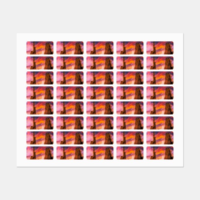 Monument valley photo labels (Sheet)