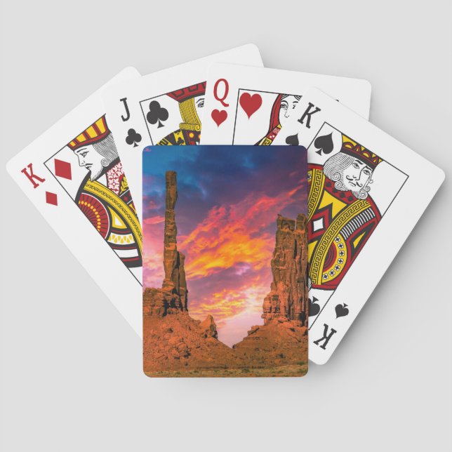 Monument Valley photo Poker Cards (Back)