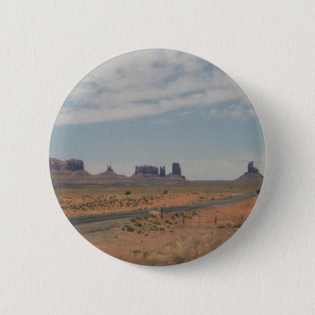 Monument Valley Pinback Button (Front)
