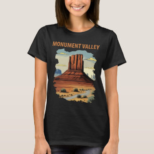 Monument Valley Red Butte Desert Travel T-Shirt