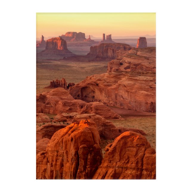 Monument valley scenic, Arizona Acrylic Print (Front)