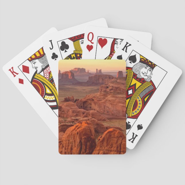 Monument valley scenic, Arizona Poker Cards (Back)