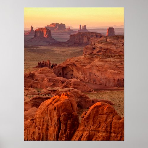 Monument valley scenic Arizona Poster