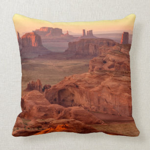 Monument valley scenic, Arizona Throw Pillow