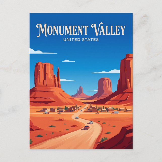 Monument Valley Scenic Drive Arizona Postcard (Front)