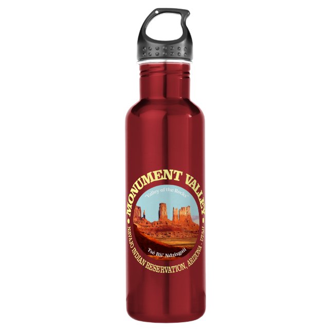 Monument Valley Stainless Steel Water Bottle (Front)