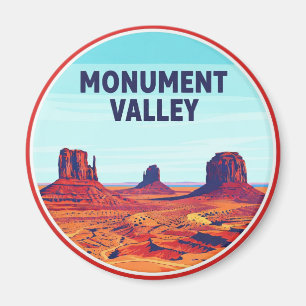 Monument Valley Travel Navajo Nation Road Magnet