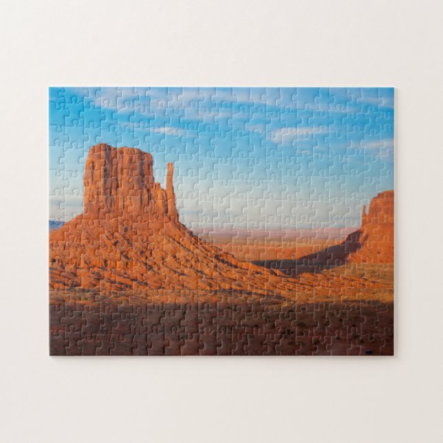 Monument Valley Utah desert mittens in panoramic Jigsaw Puzzle (Horizontal)