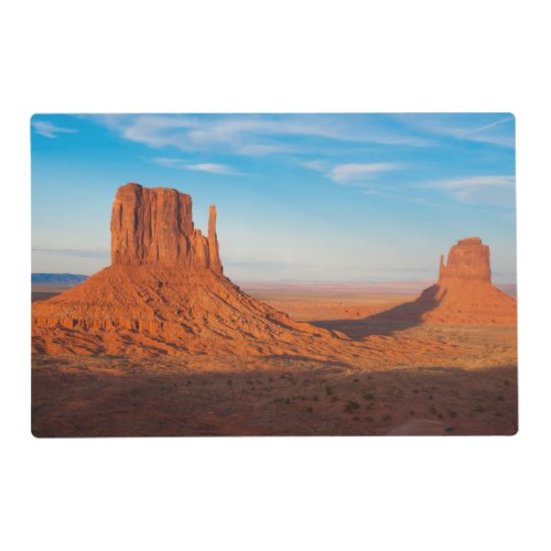 Monument Valley Utah desert mittens in panoramic Placemat