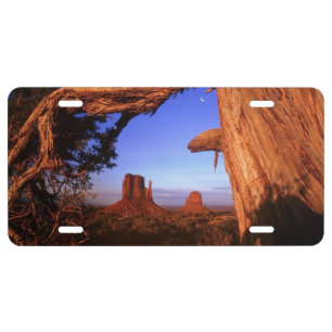 Monument Valley Utah License Plate