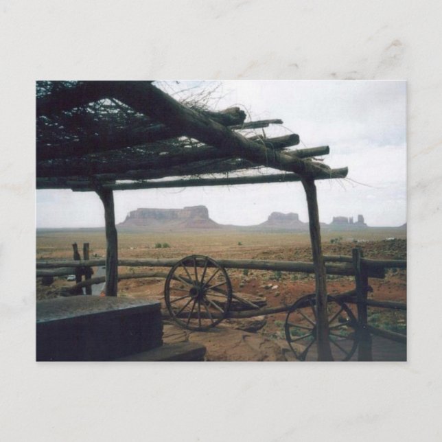 Monument Valley View Postcard (Front)