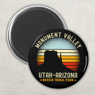 Monument Valley Vintage Landscape Utah Magnet